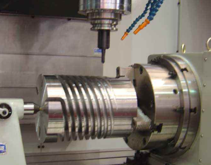 4-axis CNC machining