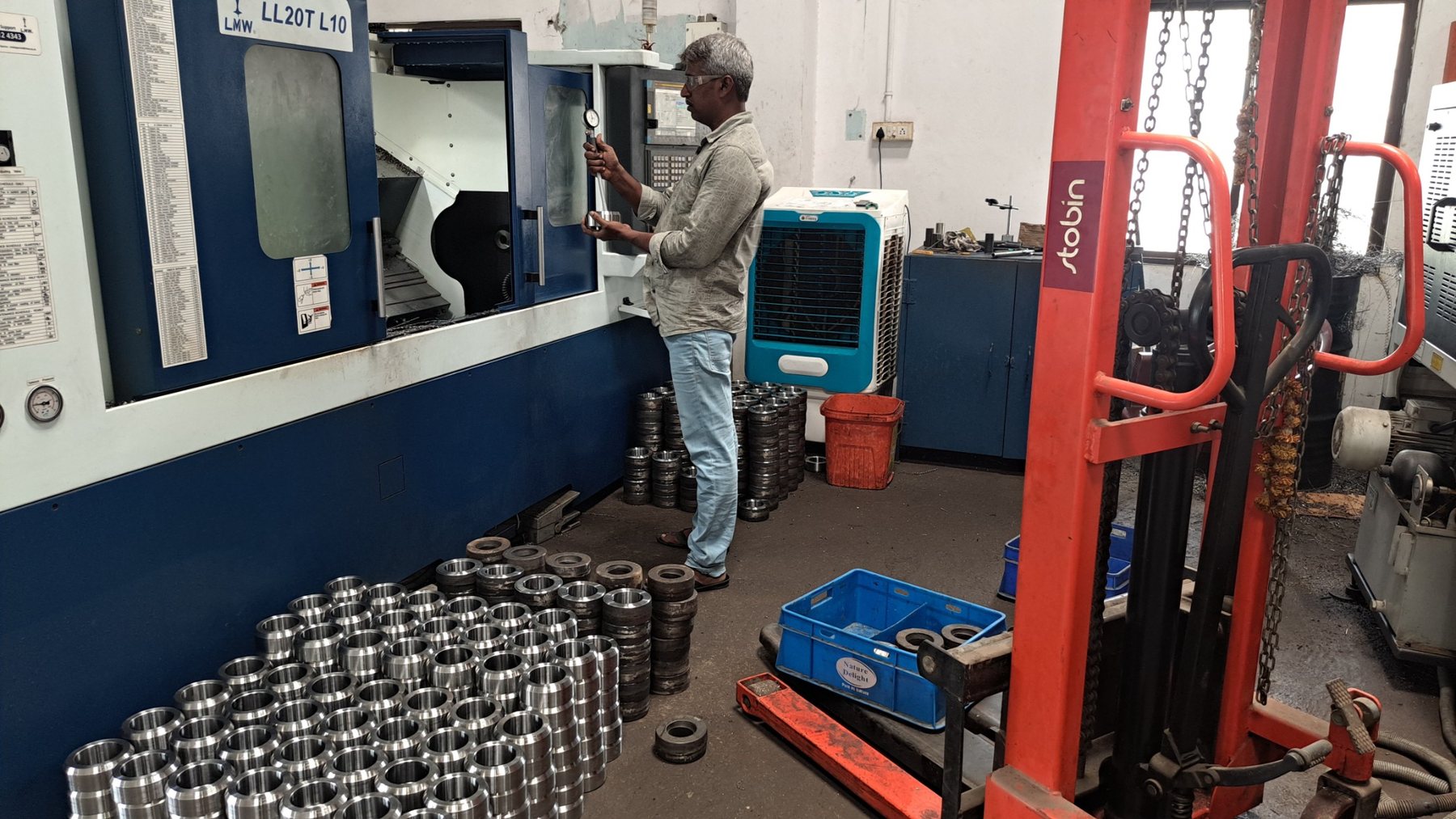 CNC turning production